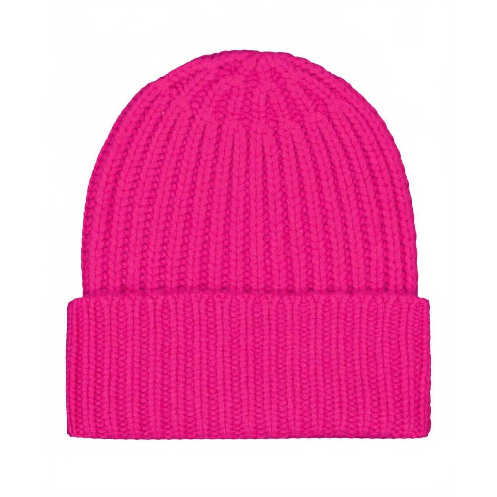 NEW HURRAY women's knit emma beanie hat in fuschia